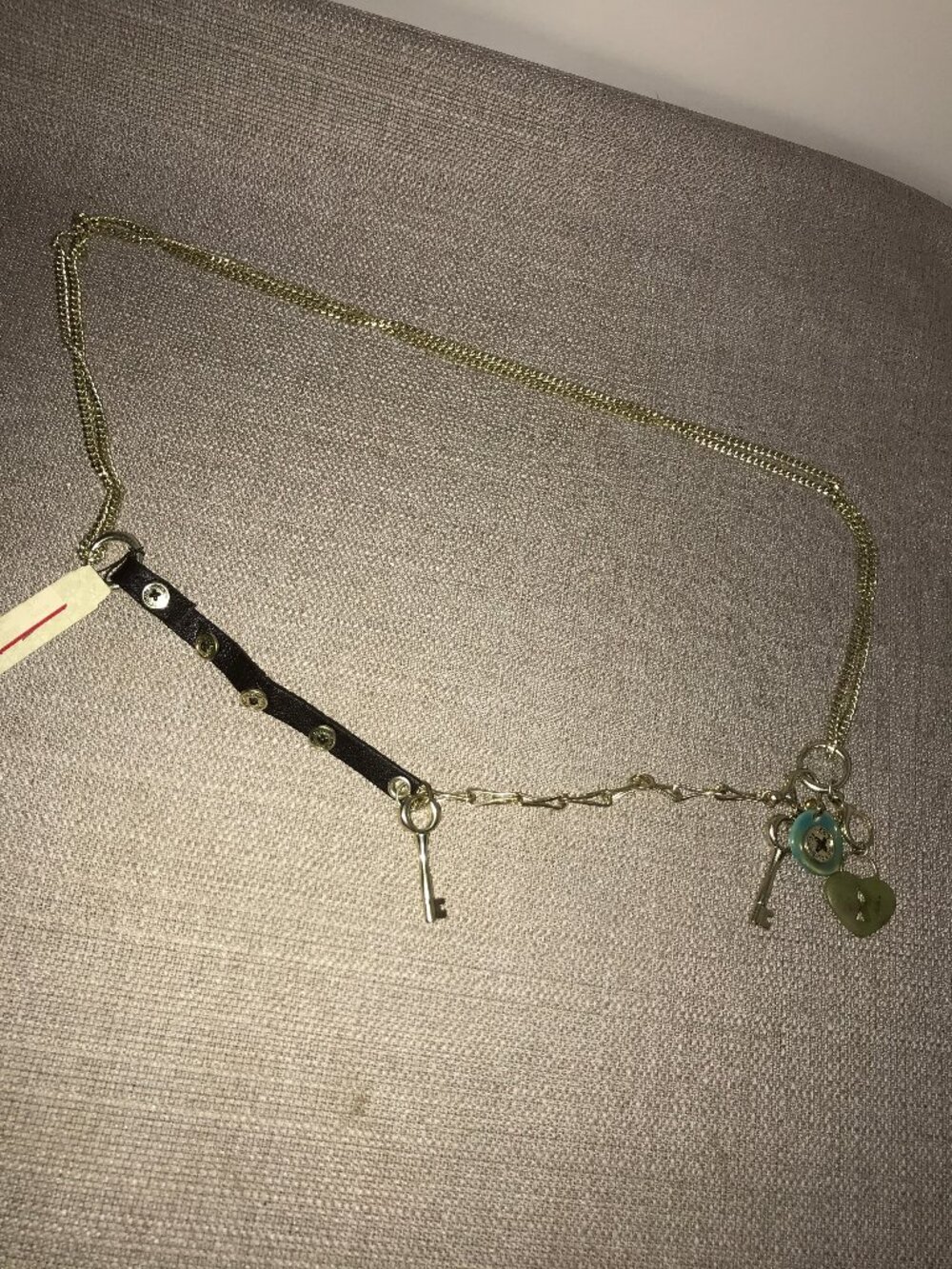 90s Fossil Belt Multi Charm Belt -Vintage New w Tags